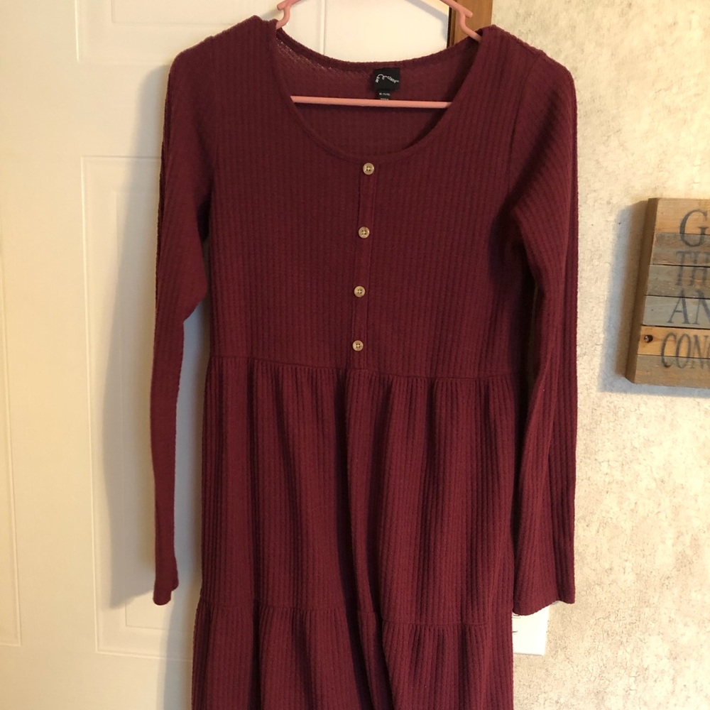 Art Class Girls Button Dress